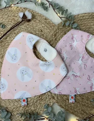 creatiphn couture bavoir bebe prenom cadeau de naissance 8