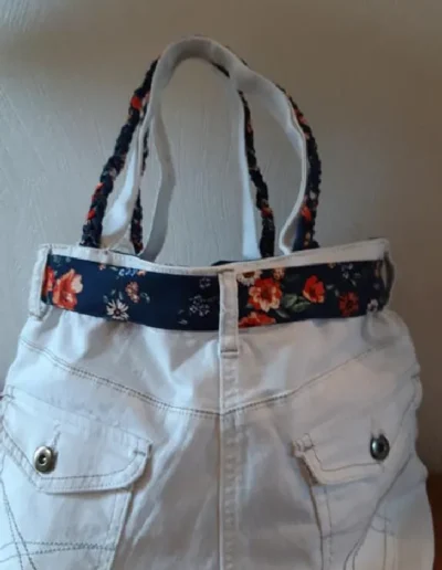 creatiphn couture femme recyclage jean sac broderie personnalise 1
