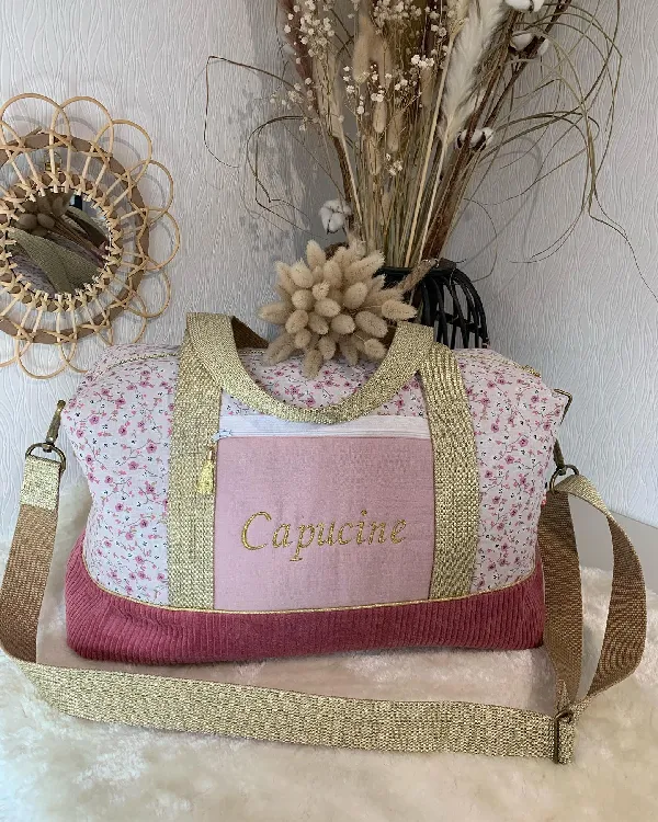 creatiphn couture femme sac a langer bebe broderie personnalise 2