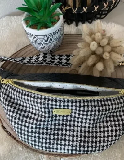 creatiphn couture femme sac banane broderie personnalise 4