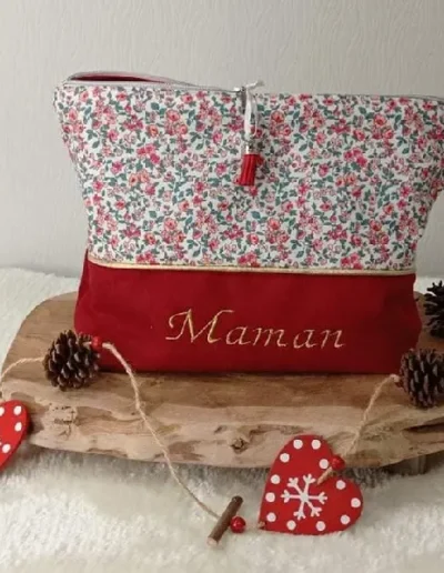 creatiphn couture femme trousse voyage maquillage broderie personnalise 1