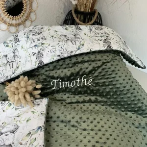 creatiphn couture plaid prenom broderie cadeau de naissance 13