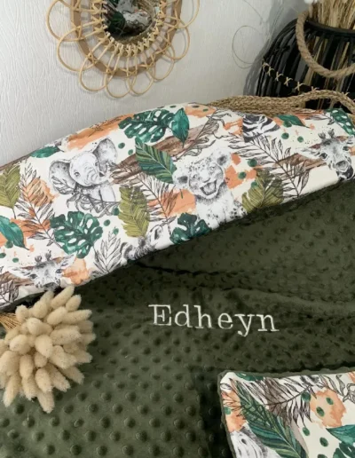 creatiphn couture plaid prenom broderie cadeau de naissance 4