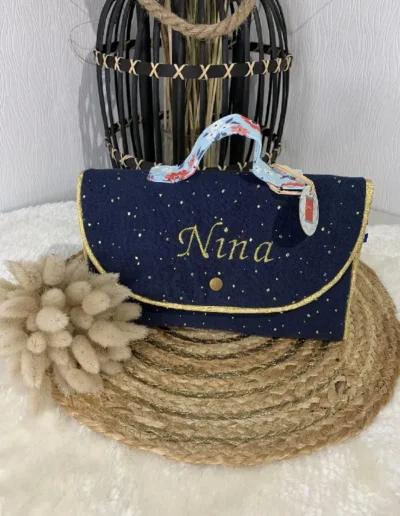 creatiphn couture pochette a barettes fille prenom broderie soissons 5