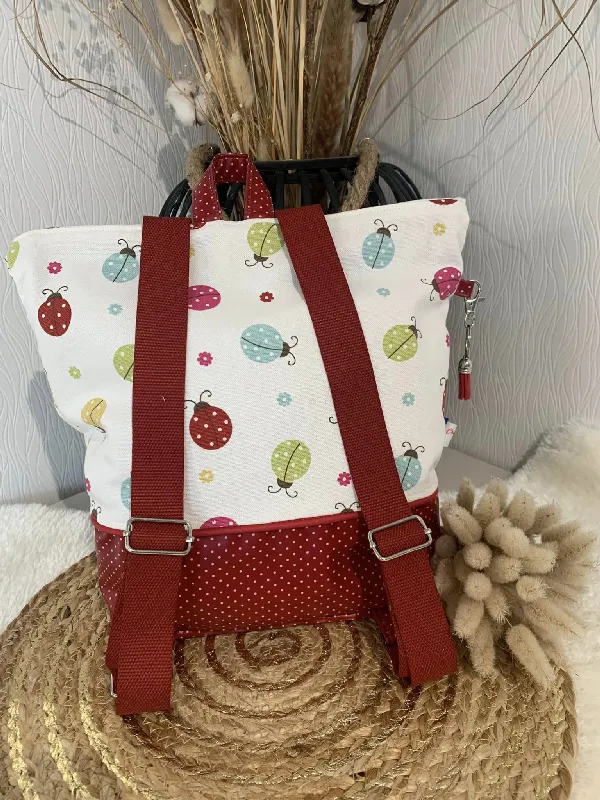 creatiphn couture sac a dos coccinelle prenom maternelle 2