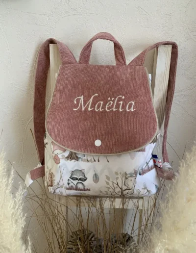 creatiphn couture sac a dos edouard prenom maternelle 1