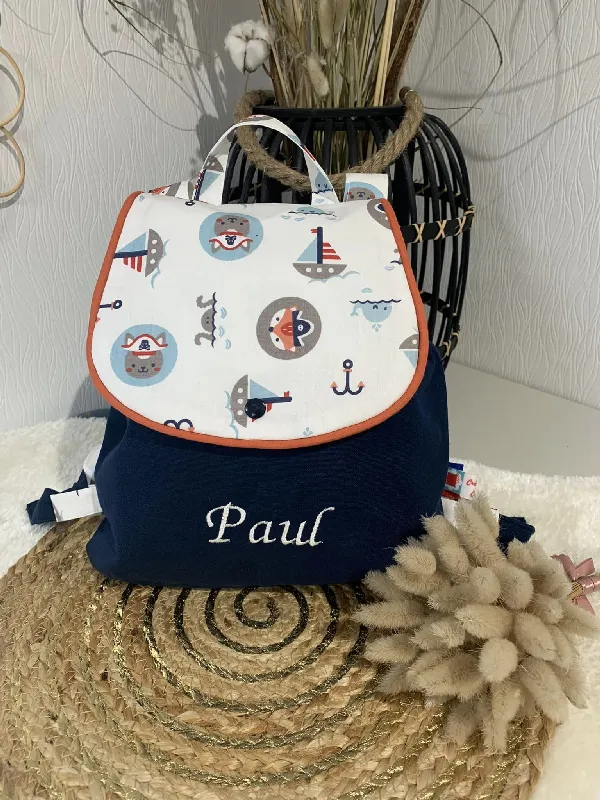creatiphn couture sac a dos edouard prenom maternelle 2