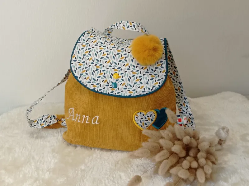 creatiphn couture sac a dos louisa prenom maternelle 1
