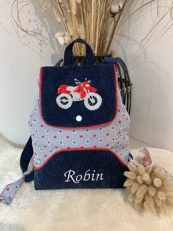 creatiphn couture sac a dos paul prenom maternelle 1