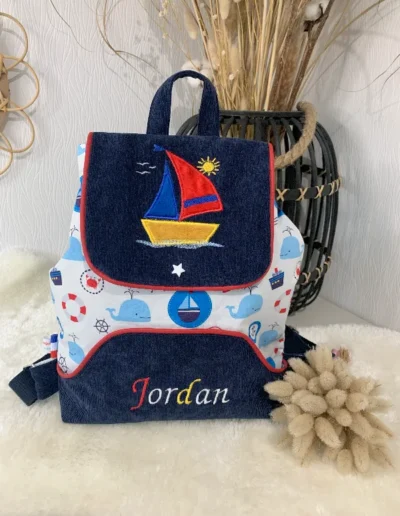 creatiphn couture sac a dos paul prenom maternelle 5