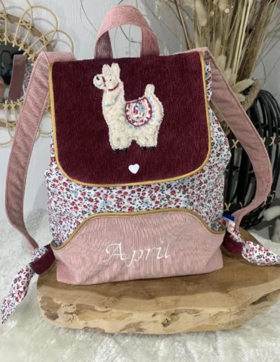 creatiphn couture sac a dos paul prenom maternelle 7