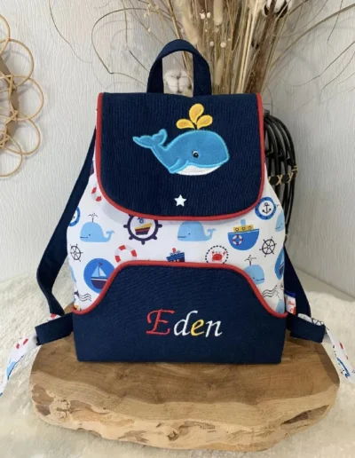creatiphn couture sac a dos paul prenom maternelle 8