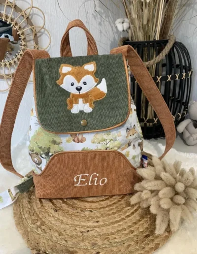 creatiphn couture sac a dos paul prenom maternelle 9