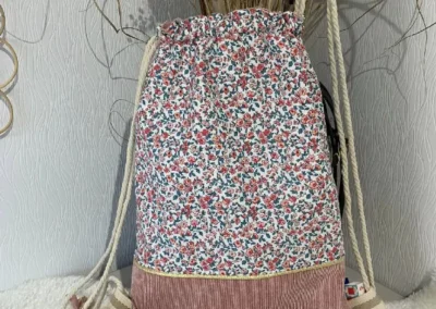 Sac pochon cordelettes