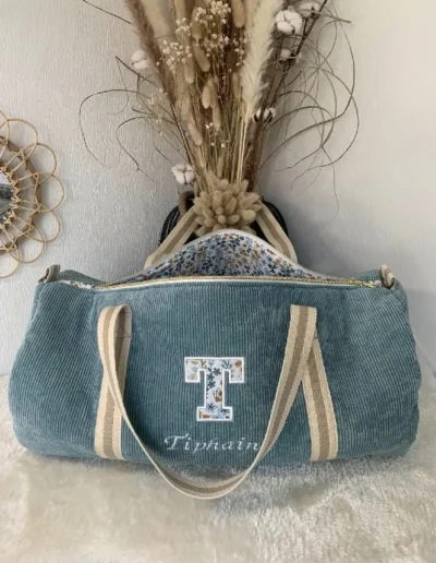 creatiphn couture sac polochon enfant prenom brode 2