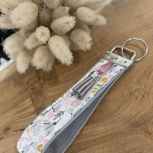porte-clés personnalisé en tissu fait main
